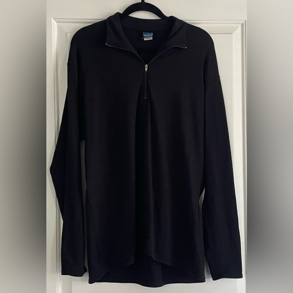 Patagonia Men's Black Zip-Up Sweater